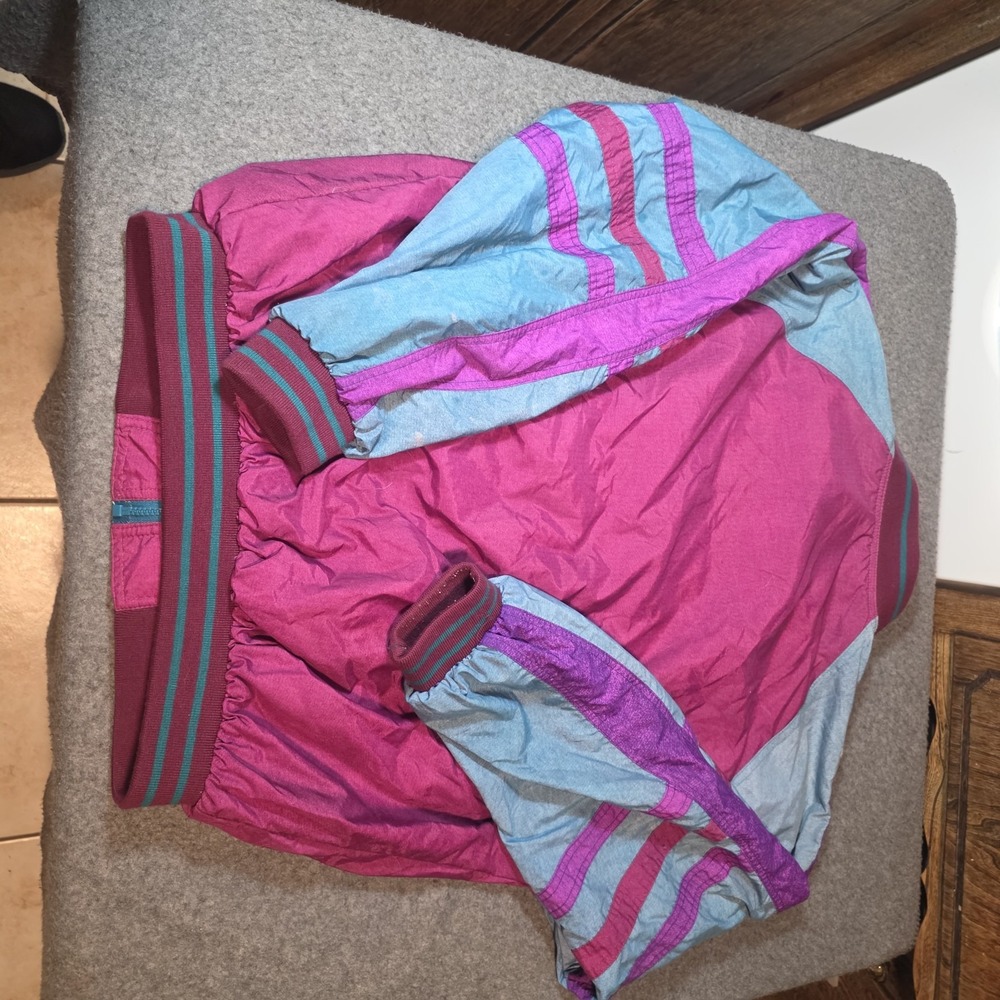 vintage 1980s/1990s Lavon Sportswear colorblock windbreaker jacket Xl I2 - Picture 5 of 5